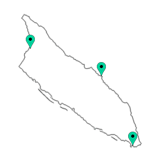 Aruba map