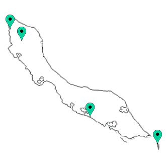 Curaçao map