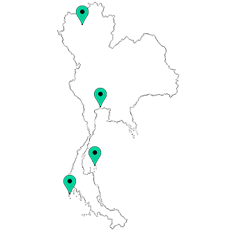 Thailand map