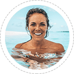 Maren in the water