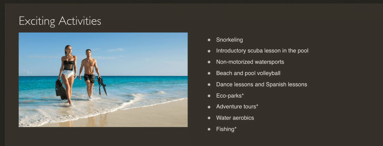 top ten things that will ruin your all-inclusive: activity inclusions