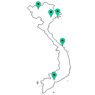 Vietnam map