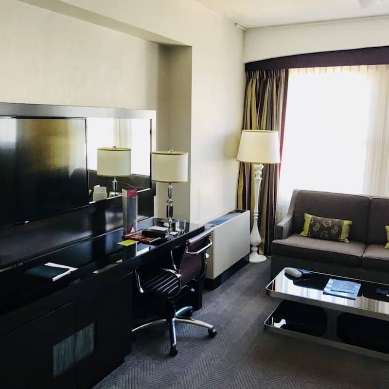 hotel adagio san francisco living space