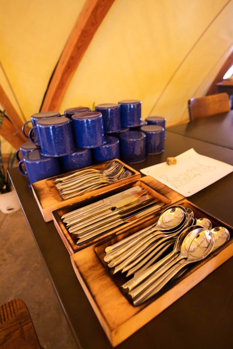 dining under canvas zion