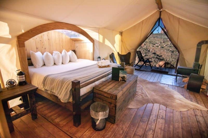 stargazer tent under canvas zion