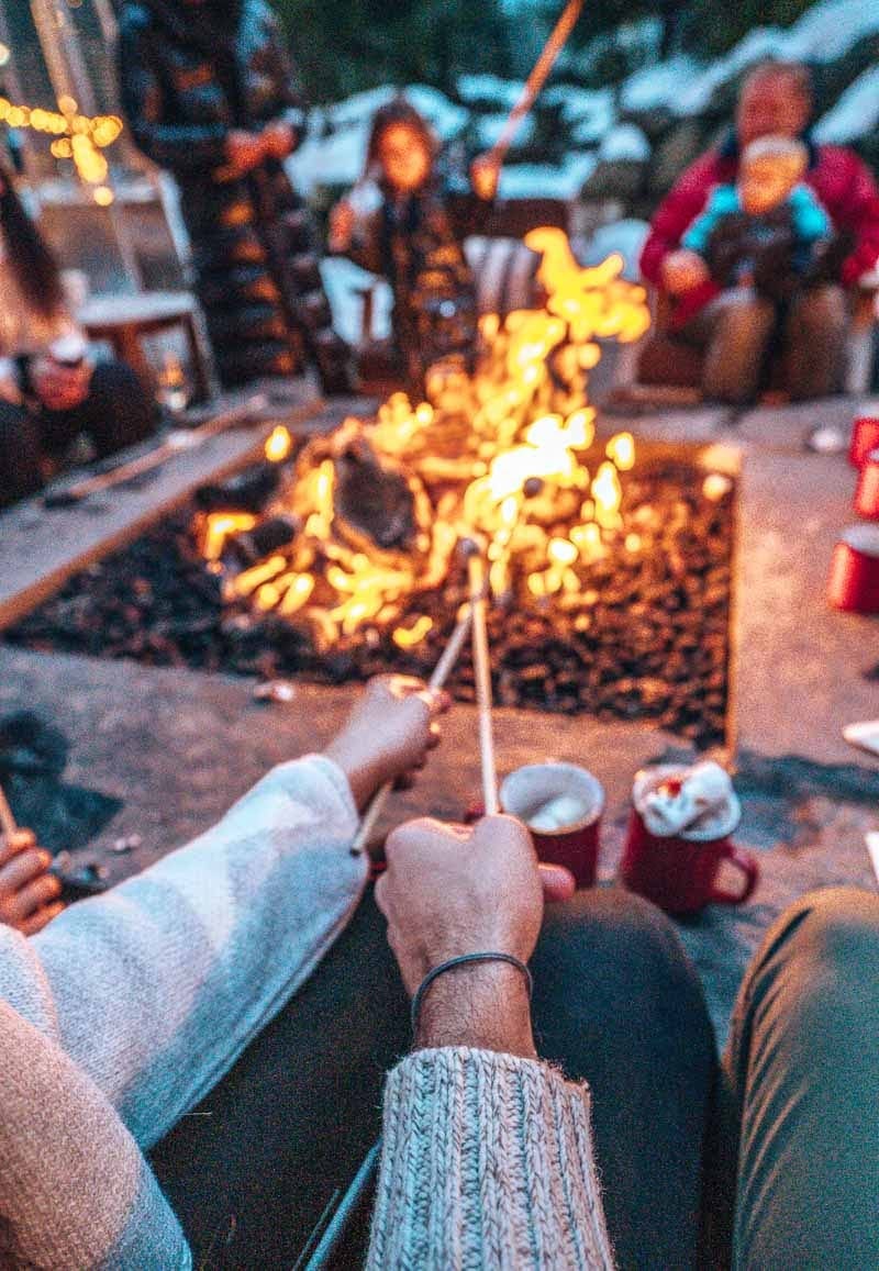 S'mores at Four Seasons Whistler