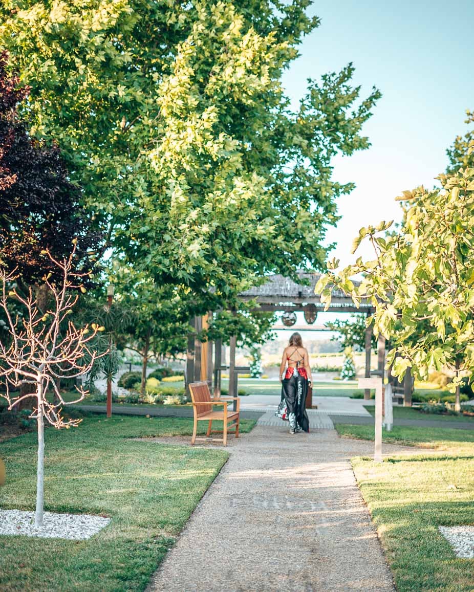walkway at Carneros Resort