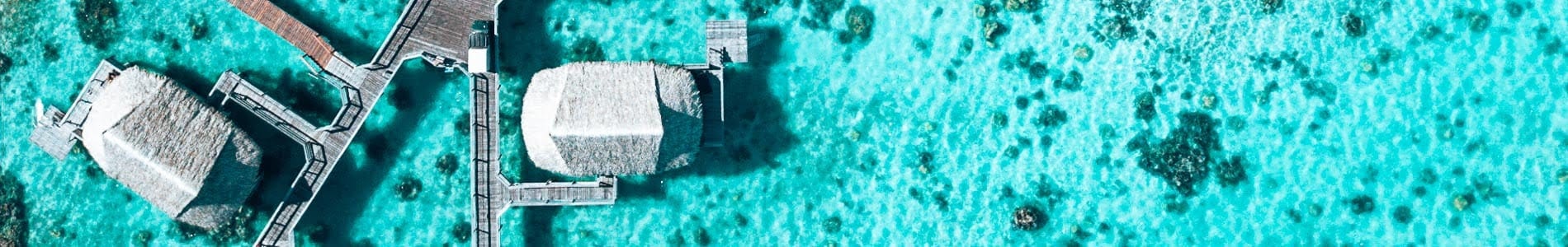 Overwater bungalows at Sofitel Moorea, French Polynesia