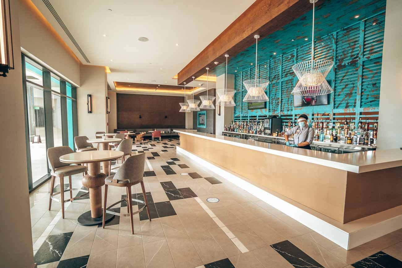lobby lounge at hotel